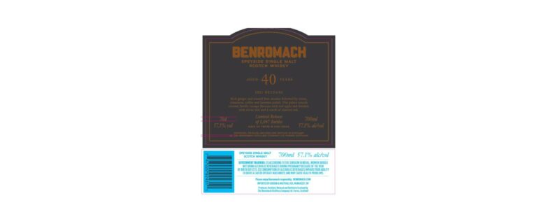 TTB-Neuheit: Benromach 40yo 2021 Release
