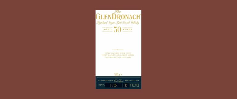 TTB-Neuheit: Glendronach 50yo