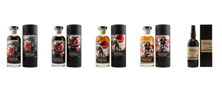 PR: Kirsch Import bringt neue Signatory Vintage „Samurai“ Single Casks und Port Askaig SC aus dem Sherryfass