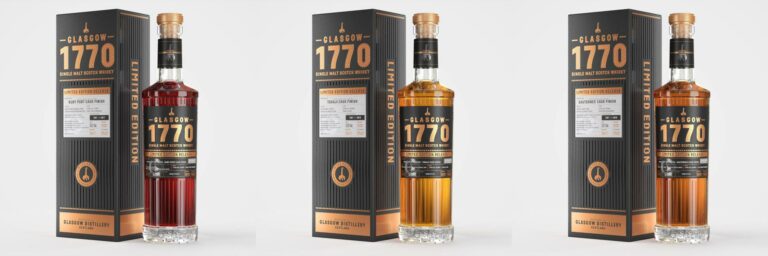PR: Drei neue Whiskys von der Glasgow Distillery – nur im Webshop der Brennerei erhältlich