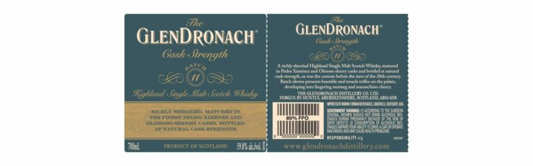 TTB Neuheit: Glendronach Cask Strength Batch #11