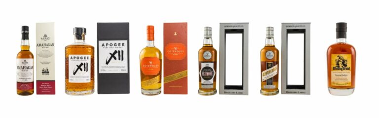 Kirsch Import: Ardmore + Glentauchers (G&M), Bimber Apogee XII, Stauning (Whisky Druid), Amahagan aus Japan, Cotswolds