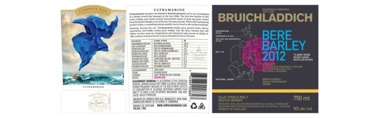 TTB-Neuheiten: Compass Box Ultramarine und Bruichladdich Bere Barley 2012