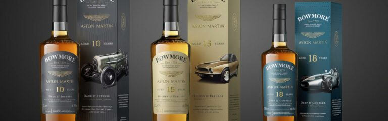 Bowmore mit zweiter limitierter „Designed by Aston Martin“-Serie im Global Travel Retail
