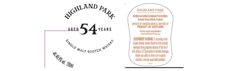 TTB-Neuheit: Highland Park 54yo