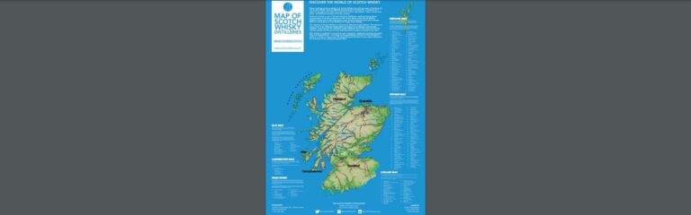 SWA veröffentlicht aktualisierte Karte der schottischen Whiskydestillerien – hier kostenlos zum Herunterladen
