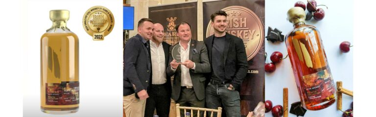 Two Stacks Whiskey gewinnt bei den Irish Whiskey Awards Ireland’s Best Pot Still Whiskey (12yo und jünger) mit Polaris 1.2