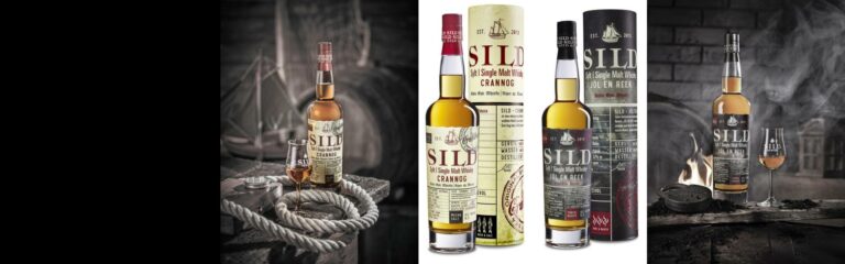 SILD präsentiert die neuen Sylter Insel Whiskys „Crannog“ und „Jöl en Reek“.