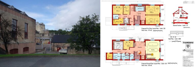 Baugenehmigung für neues Bürogebäude der Tamdhu Distillery erteilt – mit Plänen der Stockwerke