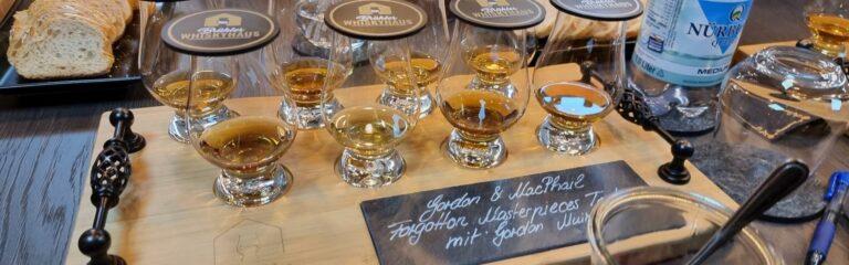 Forgotten Masterpieces – Gordon & MacPhail Lost Distilleries Tasting im Brühler Whiskyhaus