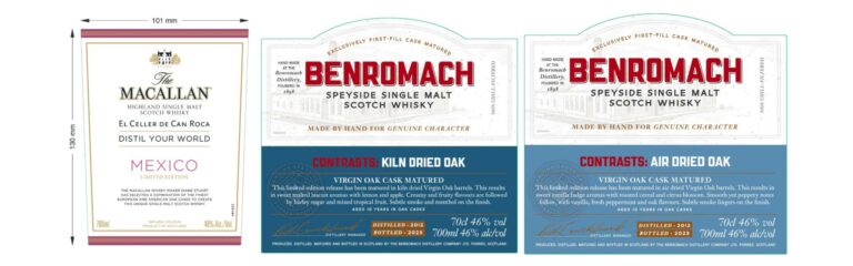 TTB-Neuheiten: Macallan Distil your World Mexico, Benromach Contrasts: Kiln Dried Oak und Benromach Contrasts: Air Dried Oak