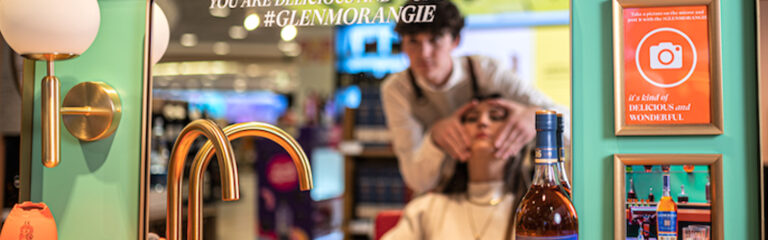 Glenmorangie mit Pop-up-Friseur im Travel Retail