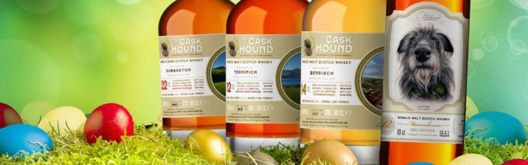 The Caskhound präsentiert zu Ostern ein vielfältiges Single Cask Quartett für anspruchsvolle Genießer