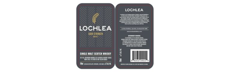 TTB-Neuheit: Lochlea Cask Strength Batch #1