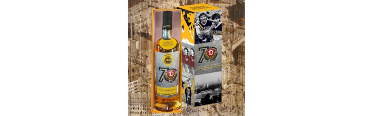 Die Dresdner Whisky Manufaktur stellt Sonderdition Dynamo Dresden vor