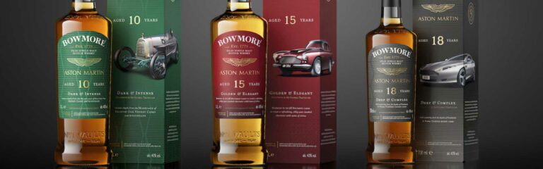 Bowmore mit dritter und zugleich letzter limitierter „Designed by Aston Martin“-Serie im Global Travel Retail