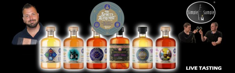 Simple Sample veranstaltet ihr erstes Tasting mit The Spirits Alchemist und seiner kompletten Range – am 8. 11. 2023