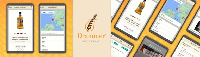 Drammer Whisky-App nun auch auf Deutsch verfügbar