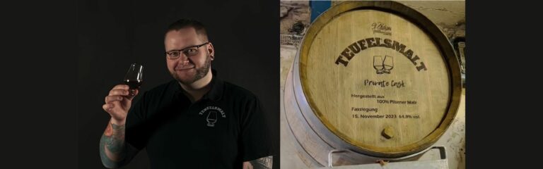 Teufelsmalt Worpswede – Fassteilung eines 200 Liter Whisky Fasses der Feindestillerie Büchner aus Sachsen-Anhalt