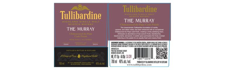 TTB-Neuheit: Tullibardine The Murray Châteauneuf-du-Pape Cask Finish