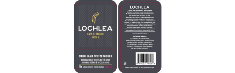 TTB-Neuheit: Lochlea Cask Strength Batch 2