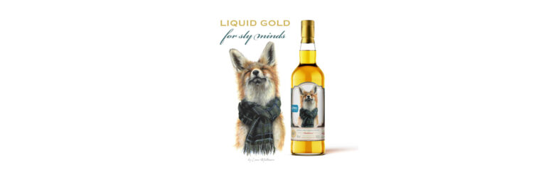Dritter Whisky der Animals of Scotland Serie von The Caskhound: Dailuaine mit Finish im Moscatel Sherry Barrique
