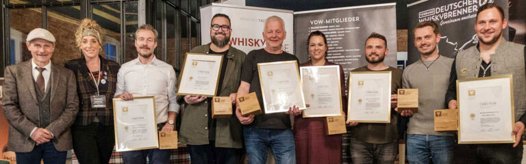 Viele strahlende Sieger beim German Whisky Award
