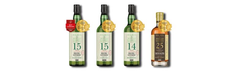 Wilson & Morgan gewinnt Superior Gold und 3x Gold bei der Tokyo Whisky & Spirits Competition