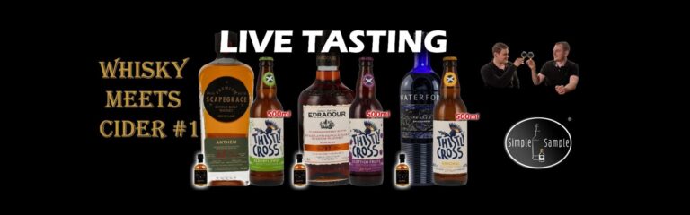 Whisky meets Cider #1 Live Tasting am 15.08.2024 von und mit Simple Sample