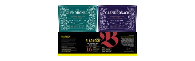 TTB Neuheiten: Glendronach Ode to the Valley & Ode to the Dark, Bladnoch 16yo Heritage Collection