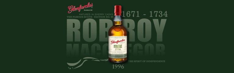 Neues bei Hawe Bremen: Glenfarclas The Famous Scots No. 26 – Rob Roy Edition – Vintage 1996