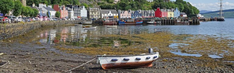 Whisky im Bild: Tobermory auf Mull (Wallpaper)