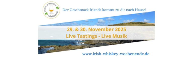 Das Irish Whiskey Wochenende 2025: Save the Date!