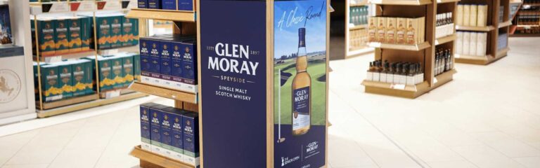 Glen Moray mit Golfkampagne „Classic Round“ im Travel Retail zur Senior Open Championship