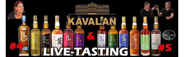 Simple Sample mit Kavalan – Live Tasting #4 und #5