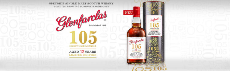 Eine Ikone feiert Premiere: Glenfarclas 105 12 Years – Exclusive Hourglass Edition – 100% Oloroso Sherry Casks