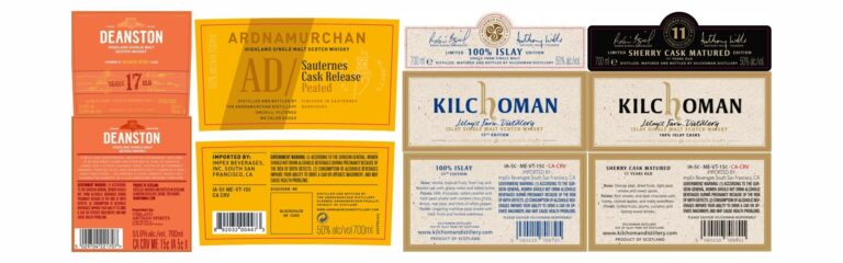 TTB-Neuheiten: Deanston 17yo Orange Wine, Ardnamurchan Sauternes peated, Kilchoman 100% Islay und Sherry Cask Matured
