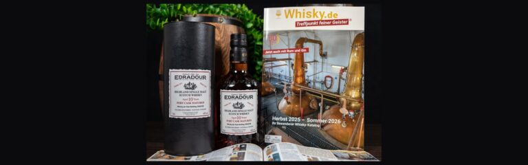 Neue Whisky.de Clubflasche und der neue Whisky.de-Katalog 2025/2026