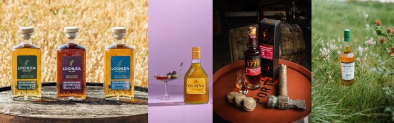 Neu bei Kirsch Import: Lochlea Core Range, Glayva Whiskylikör, Glasgow 1770 Ruby Port Cask Finish, Daftmill Summer Batch Release