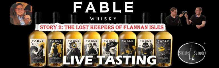 Online-Tasting „Fable Whisky – Story 2: The Lost Keepers of Flannan Isles“ mit Bastian Denkler – von und mit Simple Sample