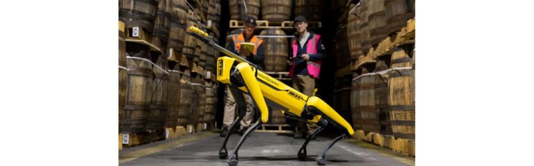 Roboterhund erschnüffelt Ethanol-Lecks in Lagerhäusern