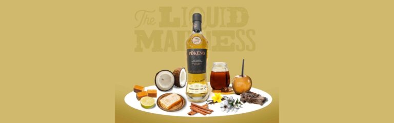 Honig im Holz, Wahnsinn im Glas: THE LIQUID MADNESS präsentieren einen PŌKENO mit aufregendem Manuka-Honey-Twist!