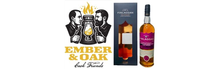 The Caskhound & Whiskymax präsentieren „Finlaggan Moscatel Finish Single Cask Bottled For Ember & Oak“