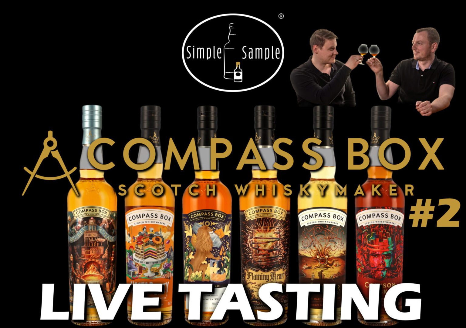 Compass Box Live Tasting #2 – 6x2cl – 18.02.2026 von und mit Simple ...