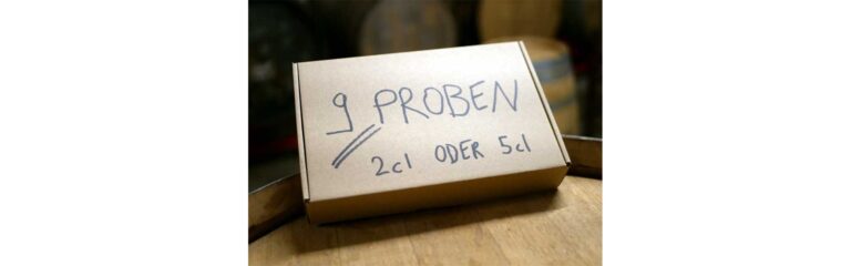 Das Fassproben-Tastingset für den Februar Release von McNeill’s Choice