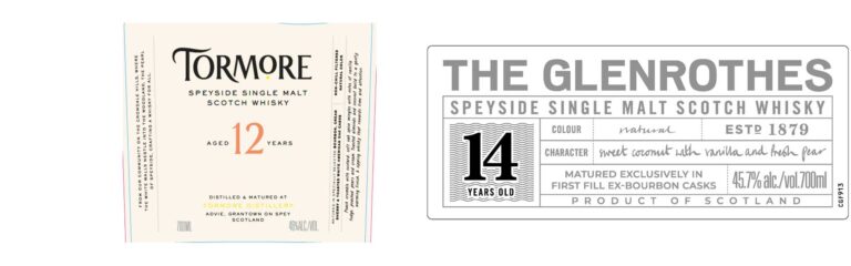 TTB-Neuheiten: Tormore 12 yo, The Glenrothes 14 yo