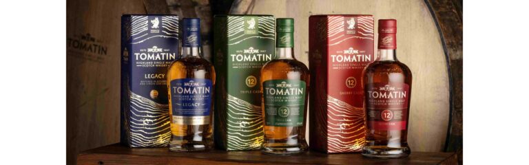Tomatin präsentiert seine Single Malts in neuem Design