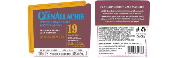 TTB-Neuheit: The Glenallachie 19 yo – Ex-Solera Sherry Cask Matured – Masters of Wood