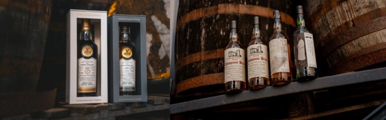 Neu bei Kirsch Import: Vier von Thompson Bros. (mit Laphroaig) und Germany Exclusives von Gordon & MacPhail