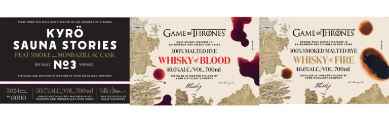 TTB-Neuheiten: Kyrö Sauna Stories No. 3, Kyrö Whisky of Blood und Whisky of Fire